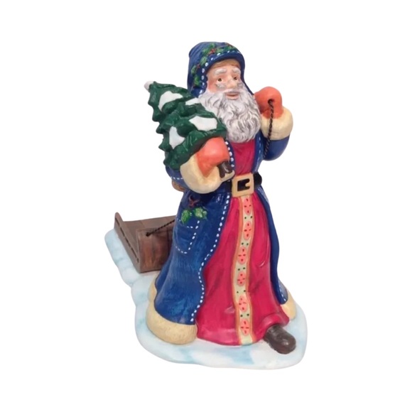 Party Lite Candle Holder Santa Sled P8571 Christmas - Picture 1 of 11